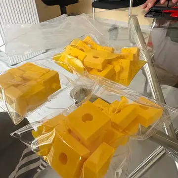 Detailed research specimens printed for a customer